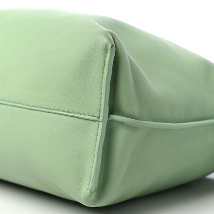 Loewe Nappa Calfskin Flamenco Knot Clutch Green 8 of 10
