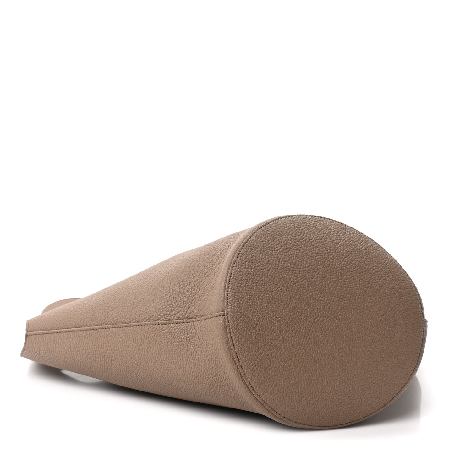 Pebbled Sport Calfskin Medium Lotus Tote Mokka