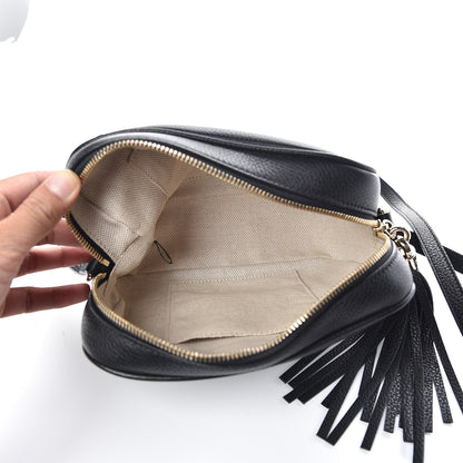 Gucci Pebbled Calfskin Small Soho Disco Bag Black 7 of 9
