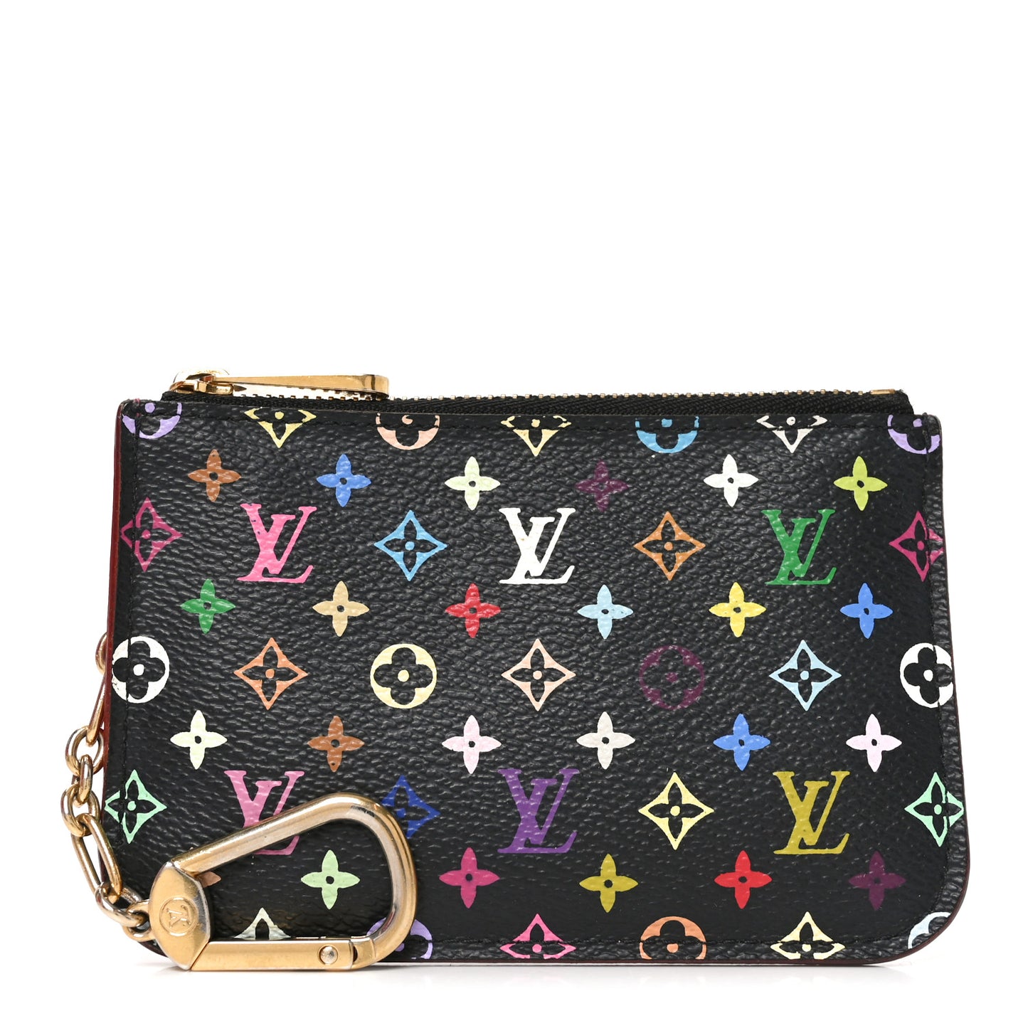 Monogram Multicolor Key Pouch Black Grenade
