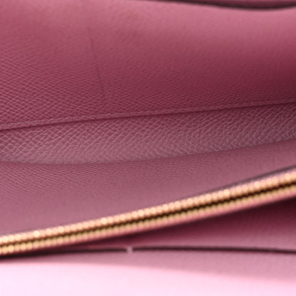 Hermes Epsom Verso Kelly Wallet To Go Chai Mauve Sylvestre 6 of 11