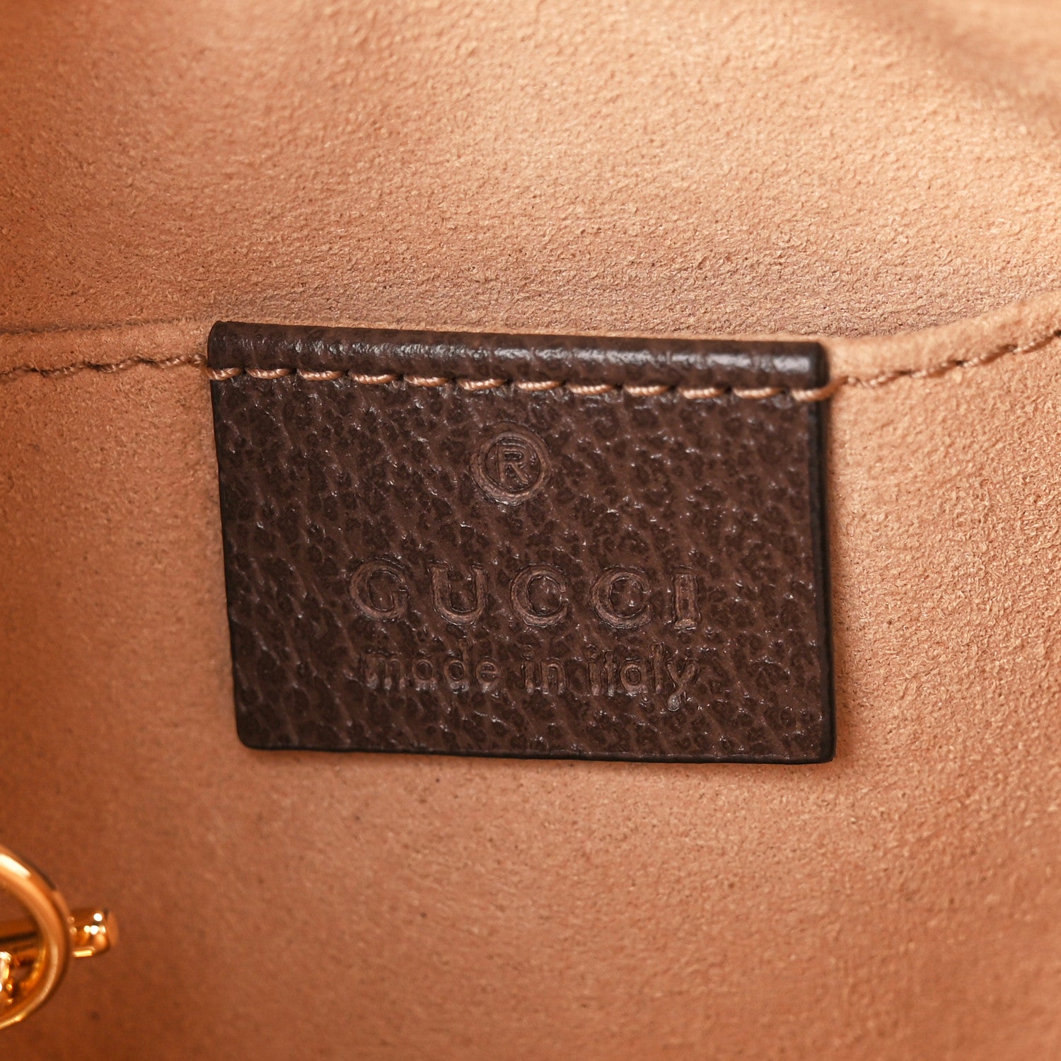 Gucci GG Supreme Monogram Web Mini Ophidia Shoulder Bag Brown 6 of 10