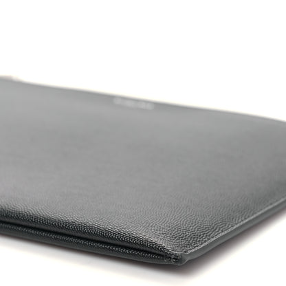Saint Laurent Grain De Poudre Zipped Tablet Holder Black 9 of 9