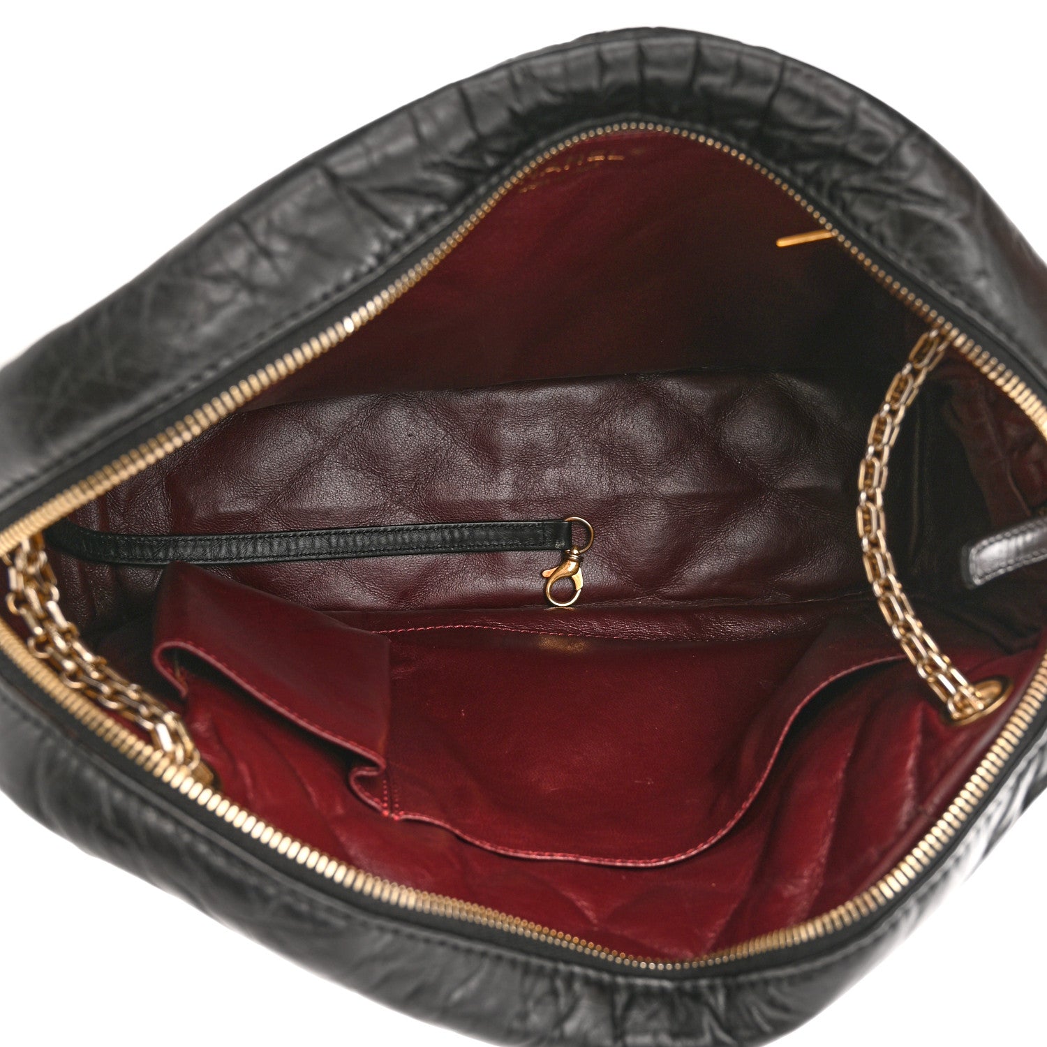 Chanel Aged Calfskin Quilted Large Reissue Camera Case Black 5 of 10