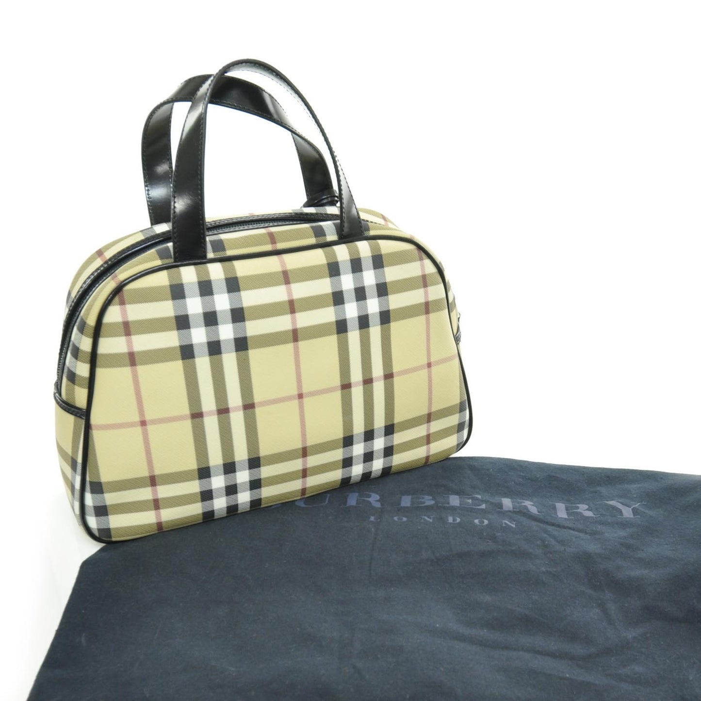 Prorsum House Check Handbag Black