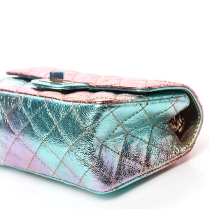 Chanel Metallic Goatskin Quilted Mini 2.55 Reissue Flap Multicolor 7 of 11