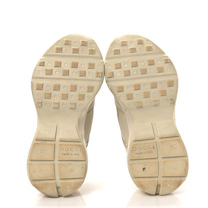 Gucci Calfskin Logo Womens Rhyton Sneakers 36.5 Ivory 5 of 8