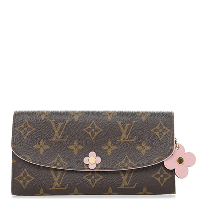 Louis Vuitton Monogram Bloom Flower Emilie Wallet 1 of 6