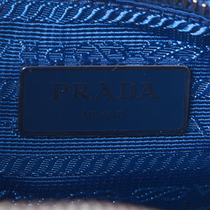 Prada Nylon Tessuto Impuntu Quilted Backpack Bluette 8 of 8