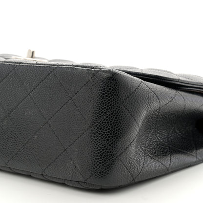 Chanel Caviar Quilted Jumbo Double Flap Black 9 of 10