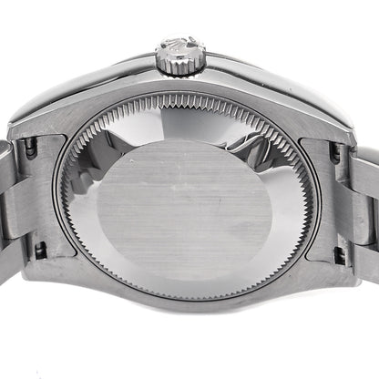 Rolex Stainless Steel 18K White Gold 31mm Oyster Perpetual Datejust Watch White Roman 178274 4 of 5