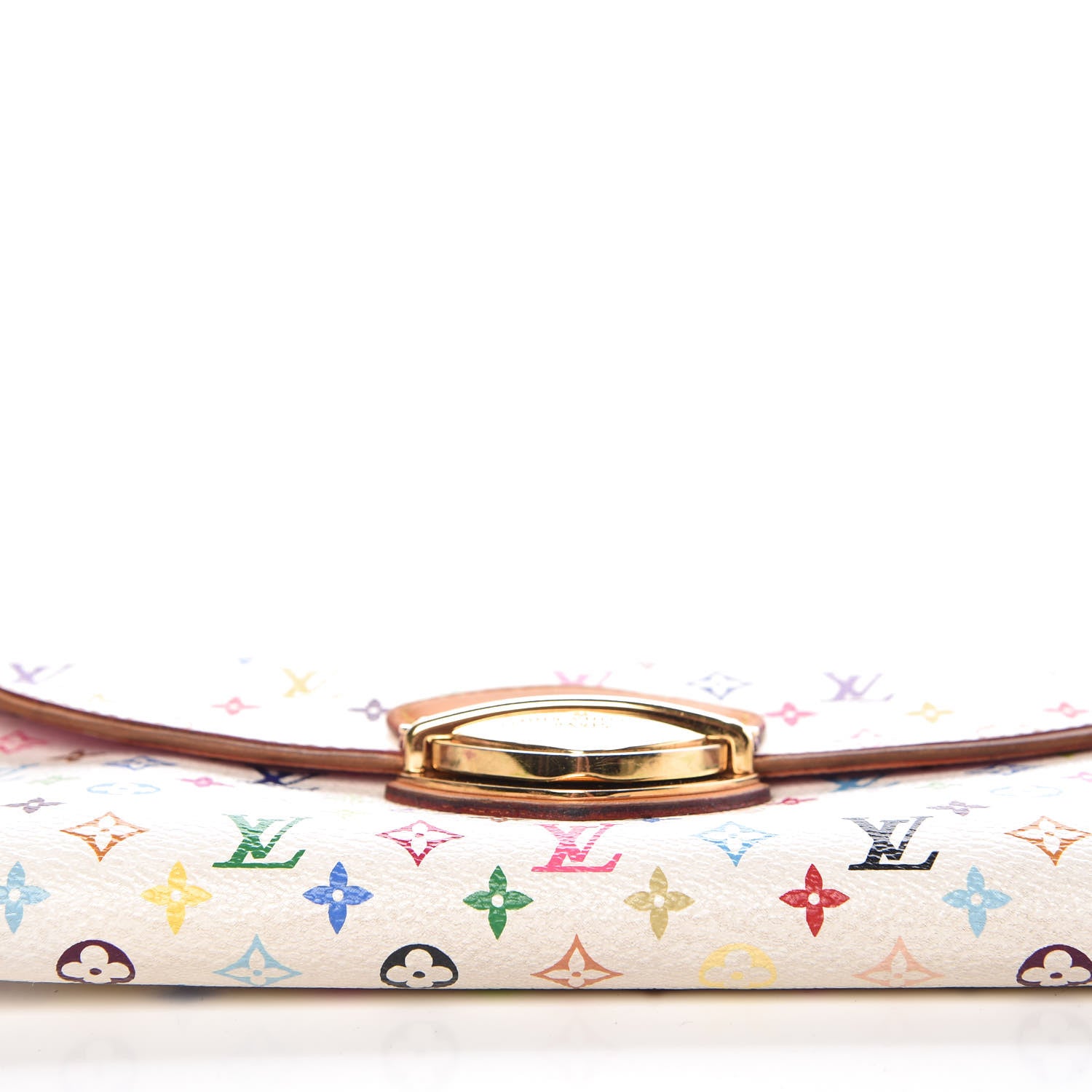 Louis Vuitton Monogram Multicolor Eugenie Wallet White Litchi 10 of 15