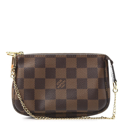 Louis Vuitton Damier Ebene Mini Pochette Accessories 1 of 8