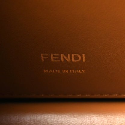Fendi Vitello Grace Matte Small Kan U Shoulder Bag Midnight 5 of 9