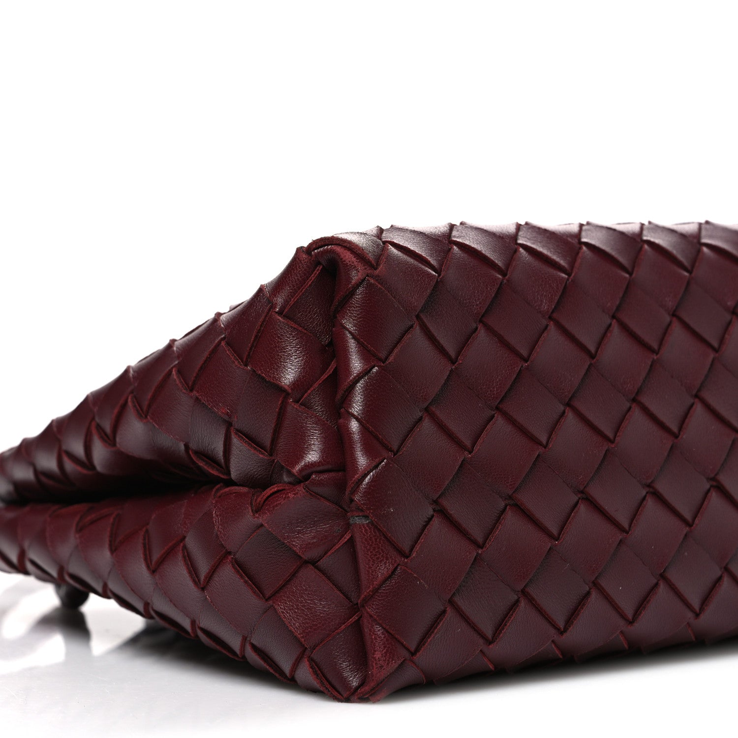 Bottega Veneta Nappa Intrecciato Small Andiamo Shoulder Bag Barolo 8 of 9