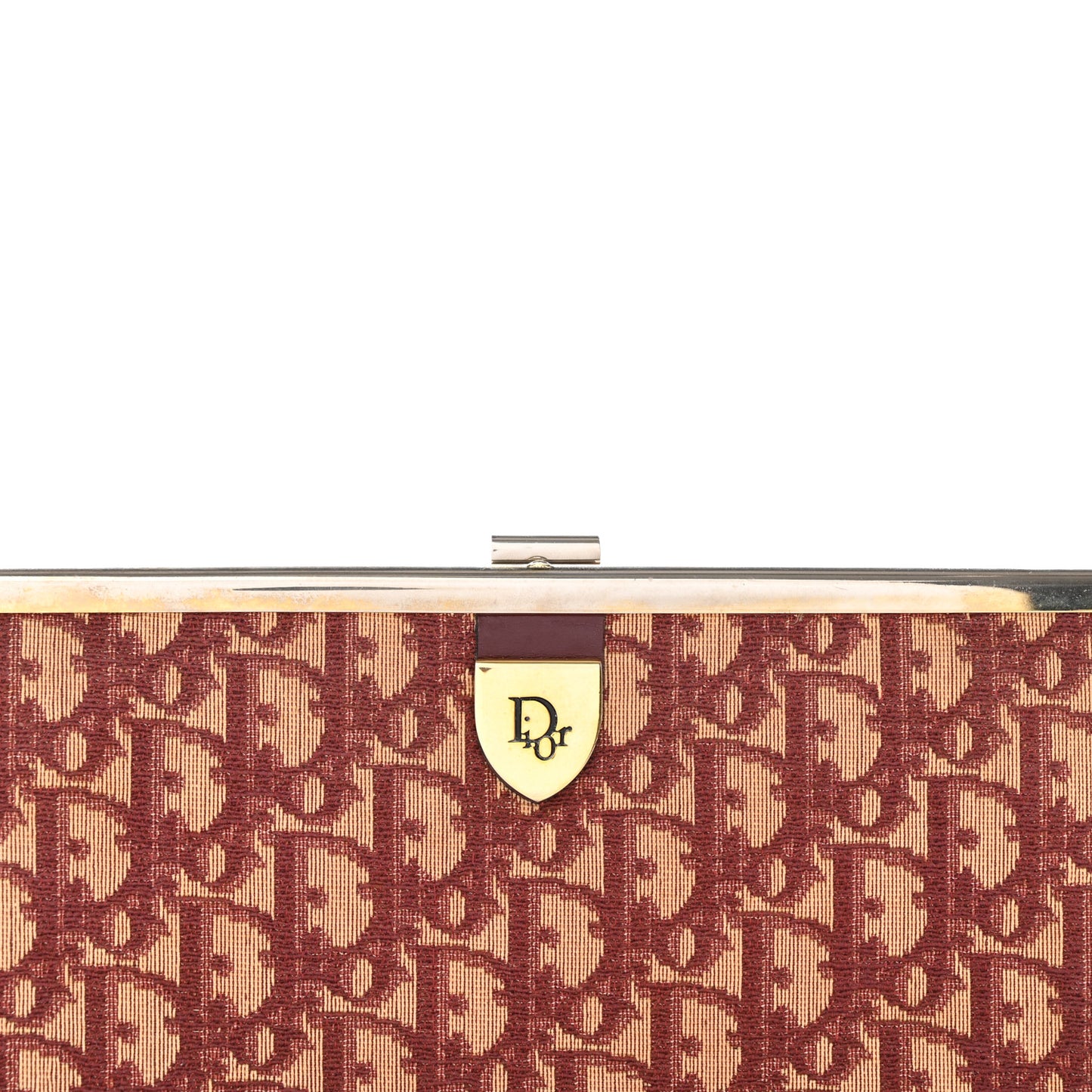Monogram Clutch Burgundy