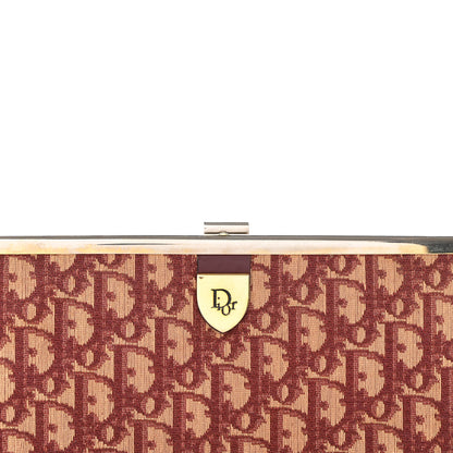 Christian Dior Monogram Clutch Burgundy 7 of 15