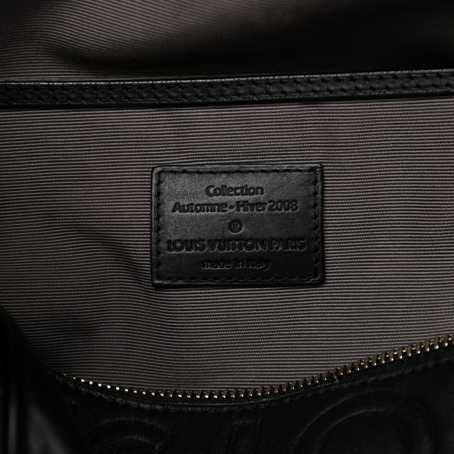 Louis Vuitton Calfskin Embossed Speedy Cube 30 Black 5 of 17