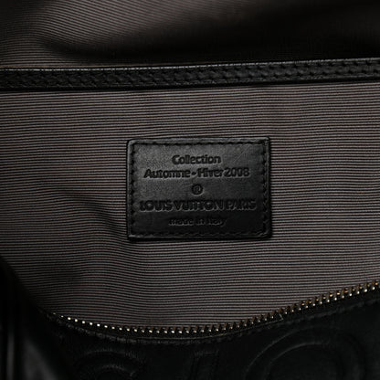 Louis Vuitton Calfskin Embossed Speedy Cube 30 Black 5 of 17