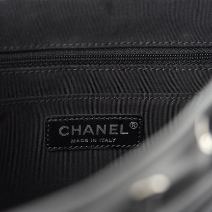 Chanel Calfskin Chevron Quilted Large Urban Spirit Backpack Black 9 of 11