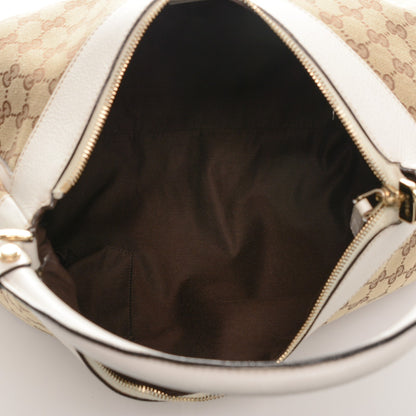 Gucci Monogram Large D Gold Ring Hobo Off White 5 of 6