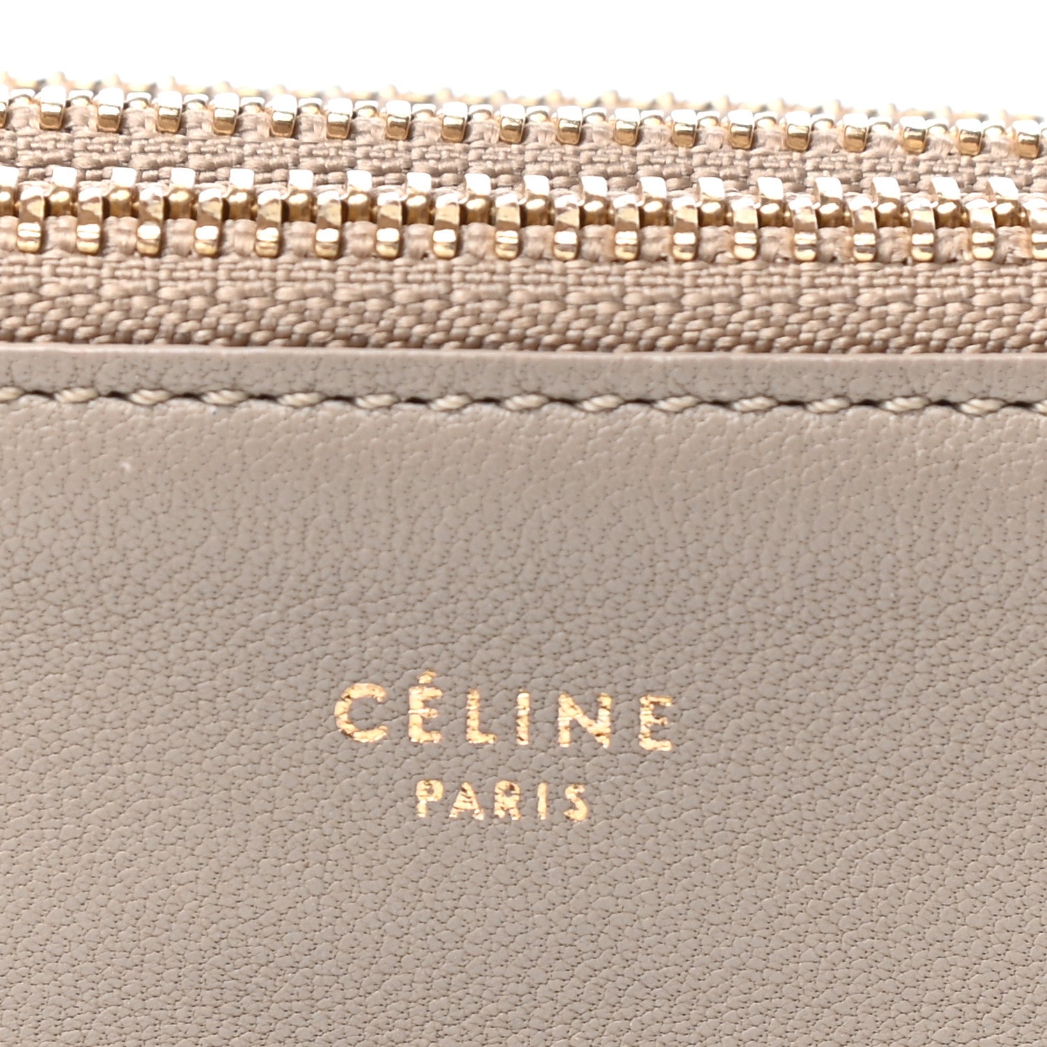 Celine Lambskin Small Trio Crossbody Bag Beige 7 of 9