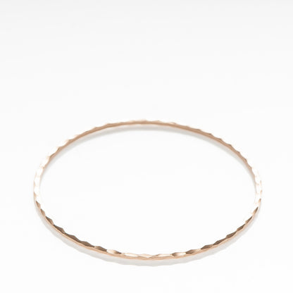 Tiffany 18k Rose Gold Paloma Picasso Hammered Bangle 3 of 4