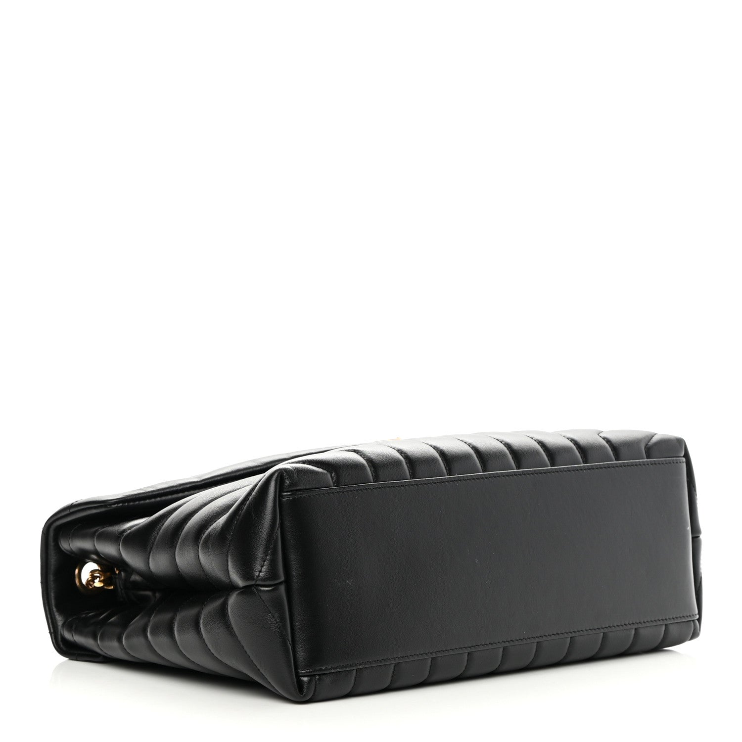 Saint Laurent Calfskin Y Quilted Monogram Medium Loulou Chain Satchel Black 1 of 13