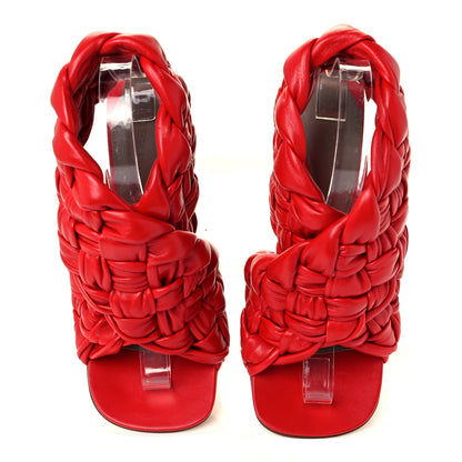 Bottega Veneta Shiny Nappa Intrecciato The Board Sandals 36 Nail Polish 5 of 10