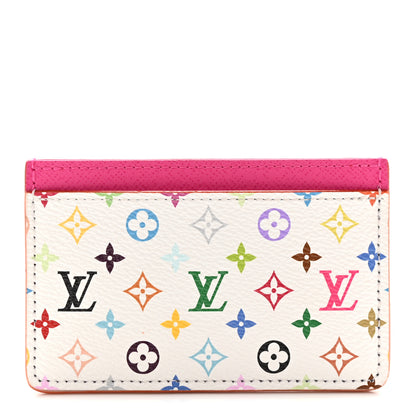 Louis Vuitton LV X TM Monogram Multicolor Card Holder Kawaii Pink 1 of 7
