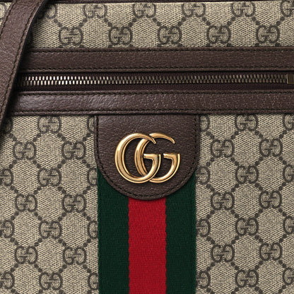 Gucci GG Supreme Monogram Web Small Ophidia Messenger Bag Brown 8 of 10