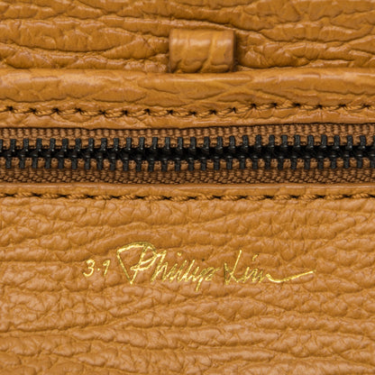 3.1 Phillip Lim 3.1 Textured Calfskin Medium Pashli Satchel Amber 7 of 11