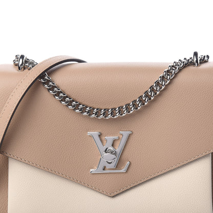 Louis Vuitton Soft Calfskin Mylockme Chain Bag BB Papyrus Creme 9 of 9