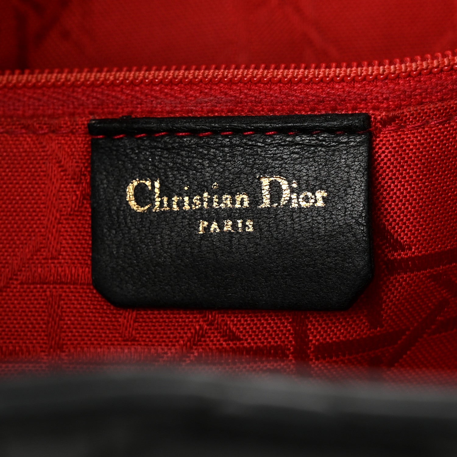 Christian Dior Lambskin Cannage Large Lady Dior Black 6 of 18