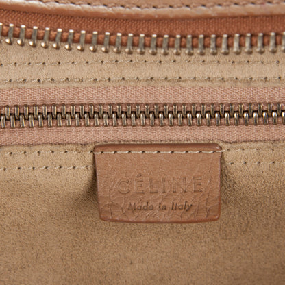 Celine Pebbled Calfskin Mini Luggage Camel 6 of 15