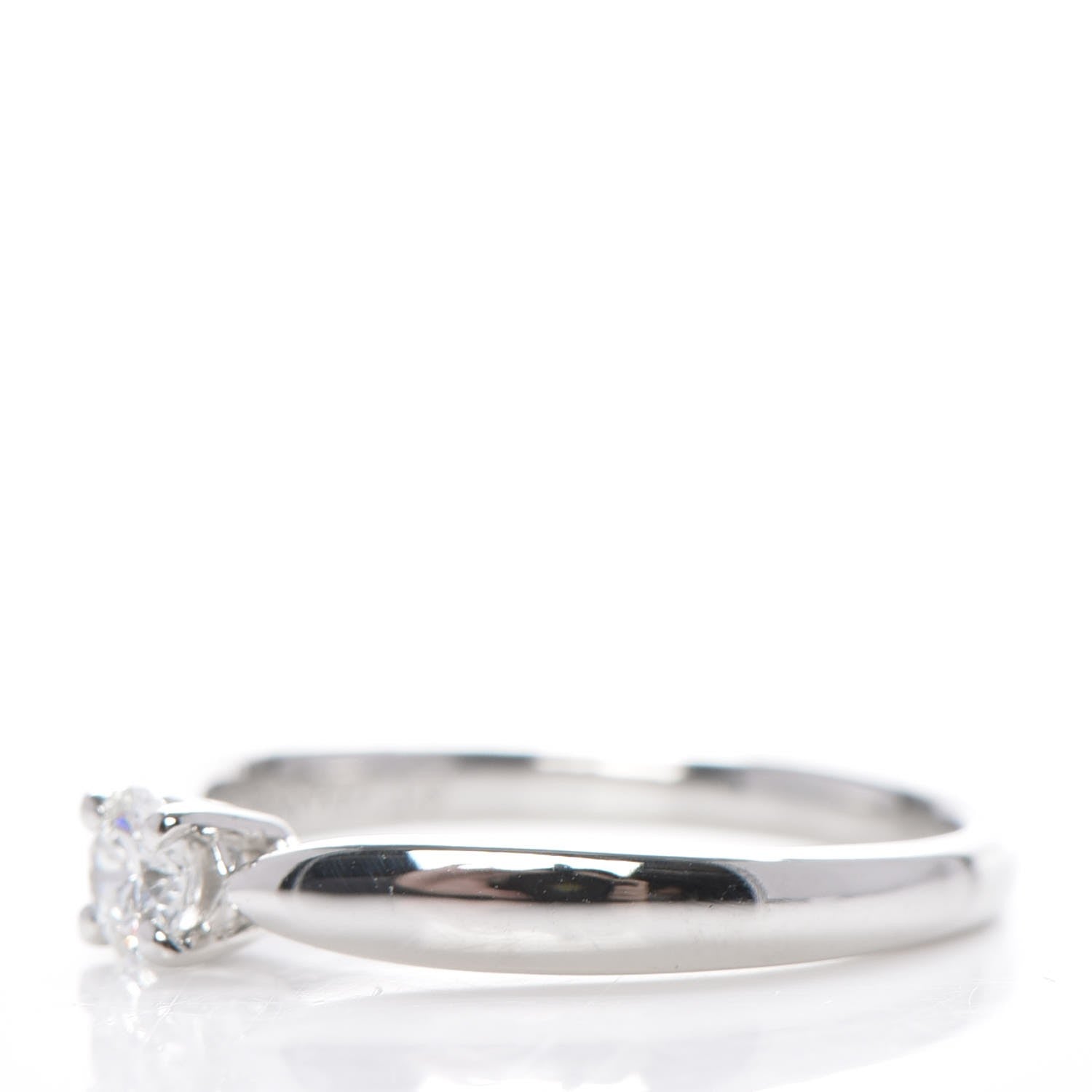 Tiffany Platinum Diamond .17ct Harmony Solitaire Engagement Ring 4.75 3 of 7