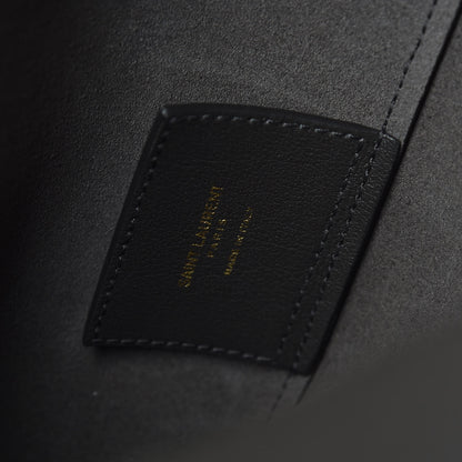 Saint Laurent Calfskin Large Shopping Tote Dark Grey 6 of 13