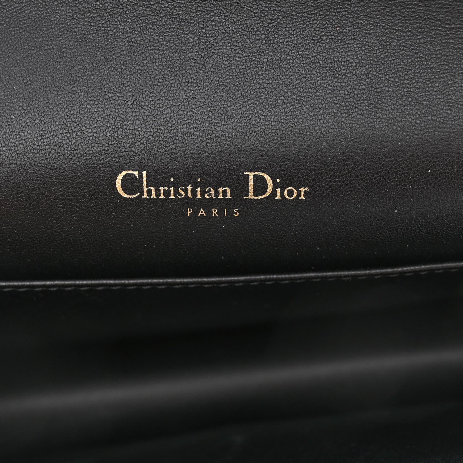 Christian Dior Lambskin Cannage Lady Dior Pouch Black 7 of 9
