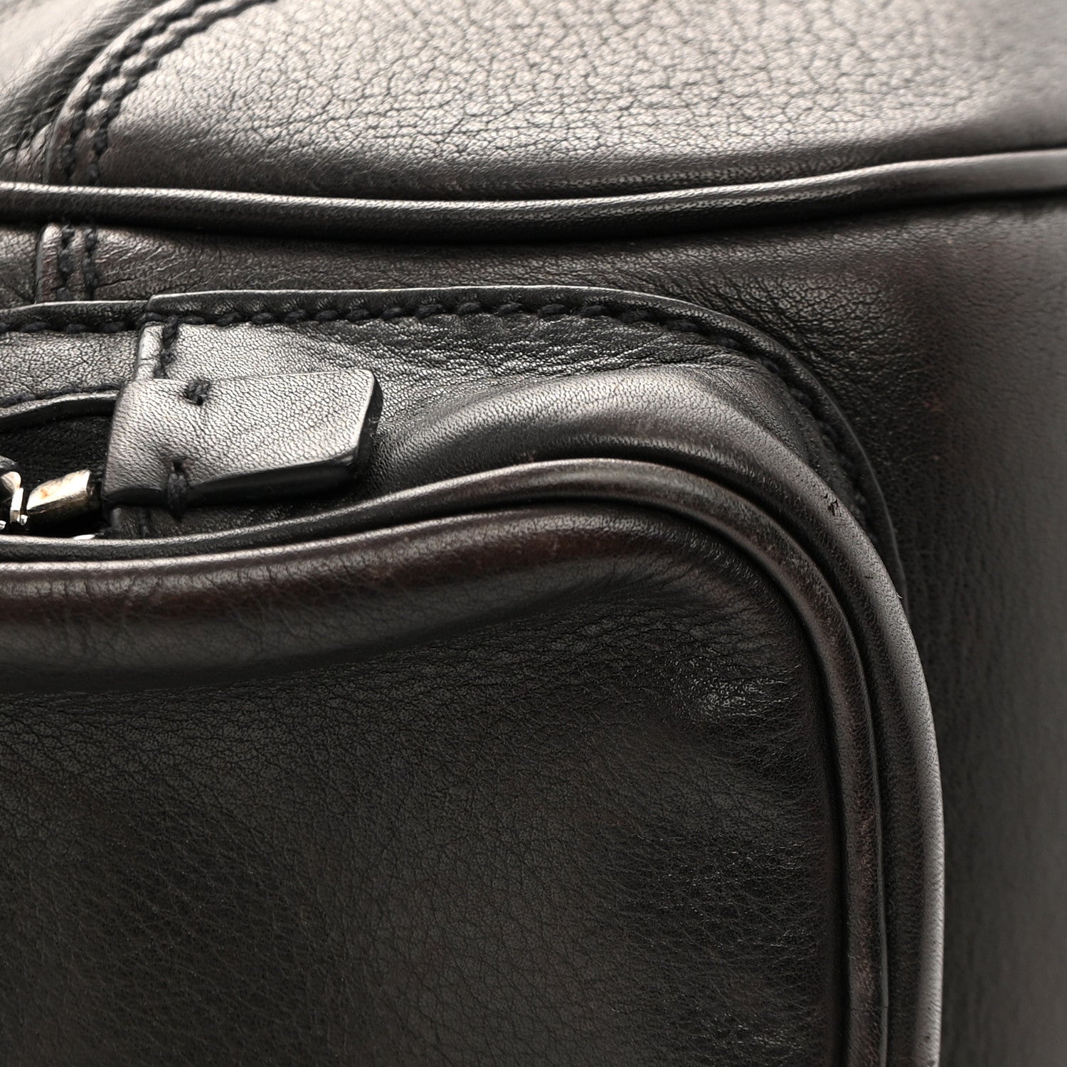 Prada Nappa Shopping Satchel Black 11 of 12