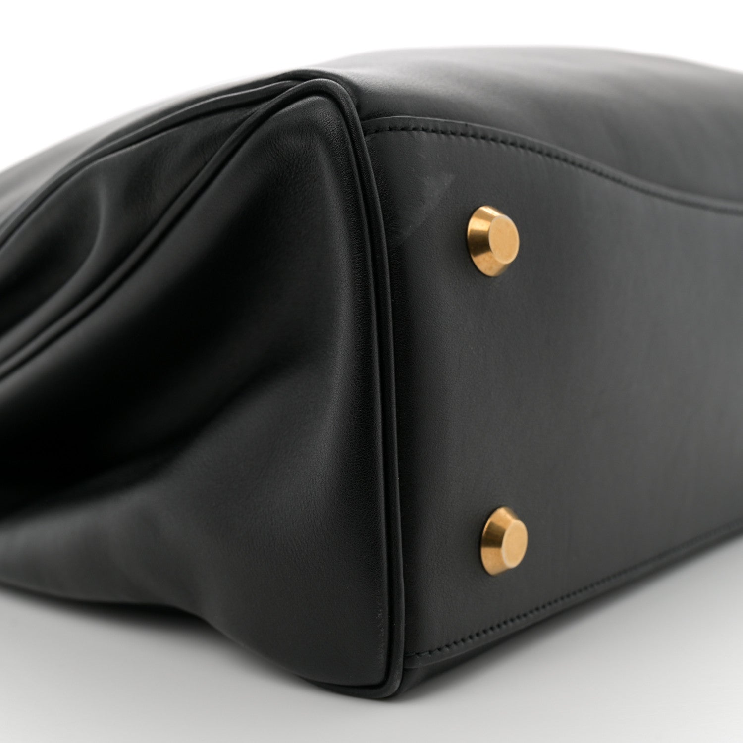 Balenciaga Smooth Calfskin Large Rodeo Top Handle Handbag Black 9 of 14