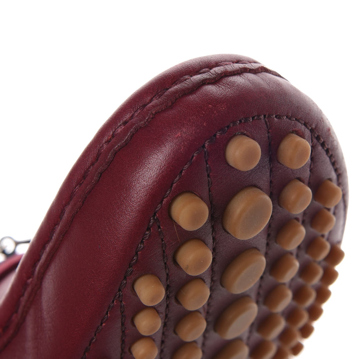 Road Calfskin Web Mens Horsebit Driver Loafers 10 Rosso