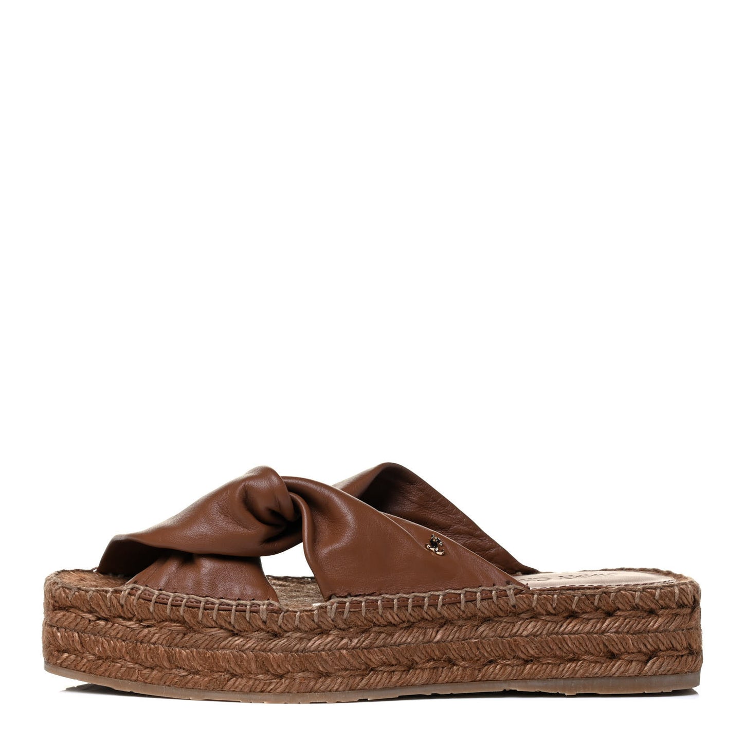 Nappa Daja 45 Espadrille Sandals 38 Cuoio