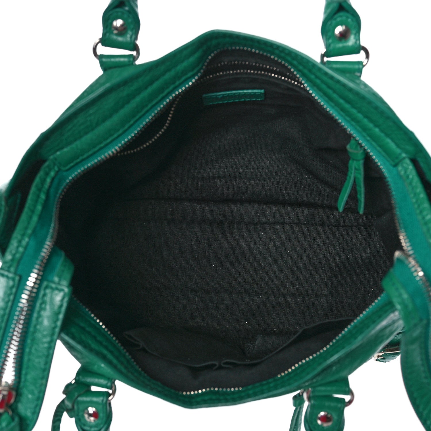 Balenciaga Agneau Classic Silver Hardware S City Magic Green 5 of 19