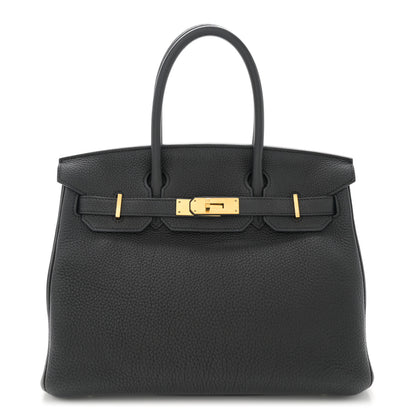 Hermes Togo BIRKIN 30 Black 1 of 14
