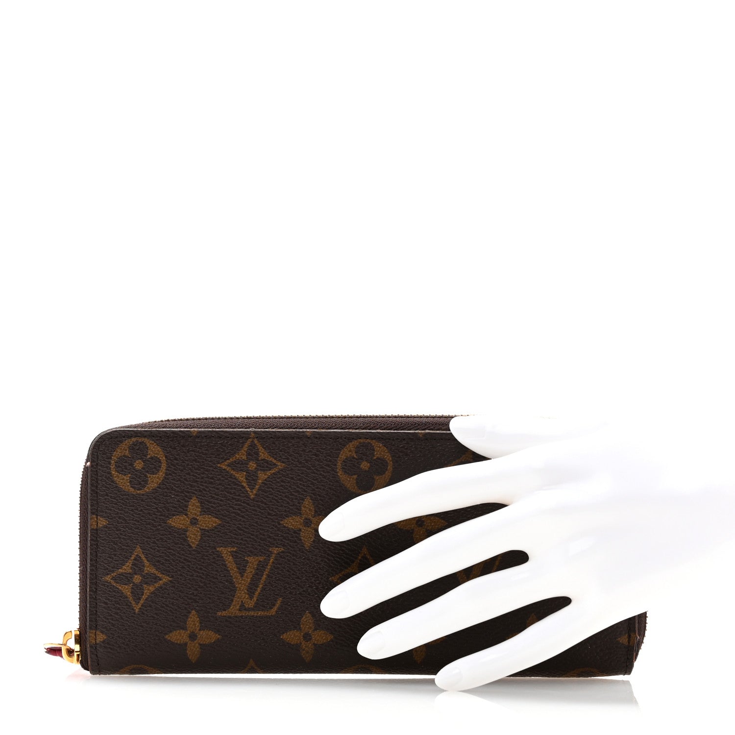 Louis Vuitton Monogram Clemence Wallet Fuchsia 2 of 14