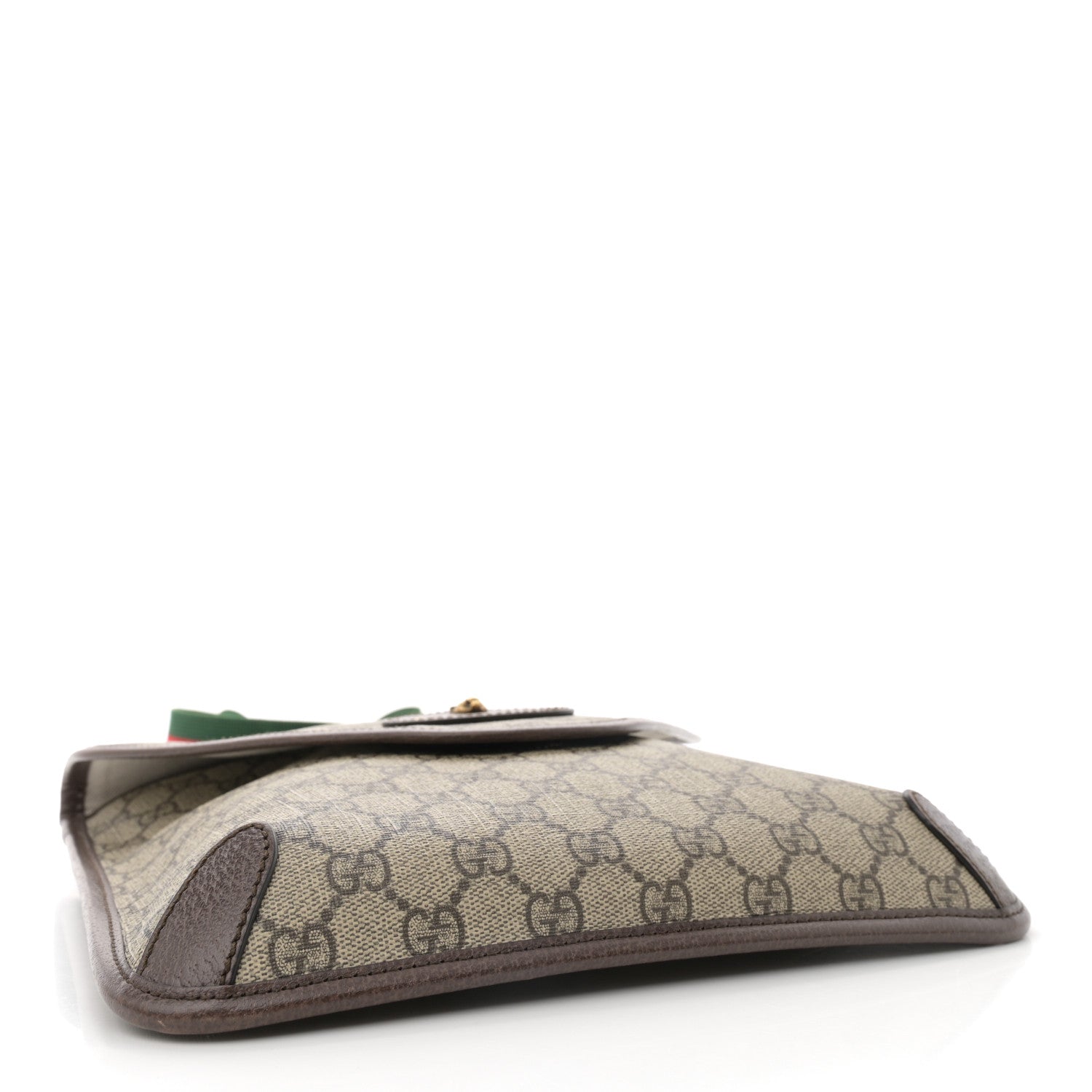 Gucci GG Supreme Monogram Web Medium Neo Vintage Flap Messenger Bag Beige New Acero 4 of 15