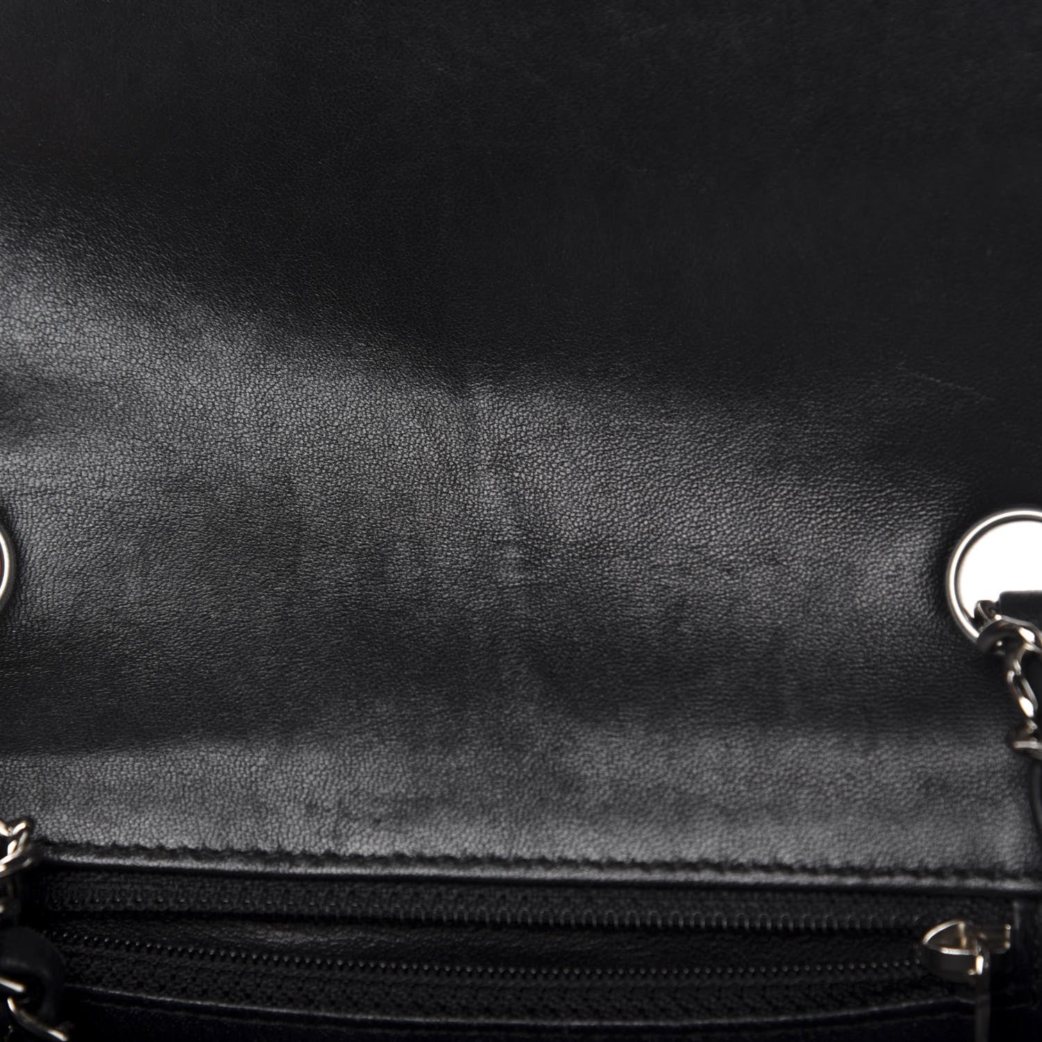 Chanel Lambskin Quilted Mini Square Flap Black 8 of 12