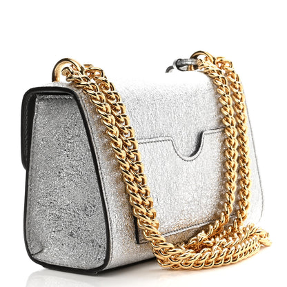 Gucci Galassia Small Padlock Shoulder Bag Argento 3 of 10