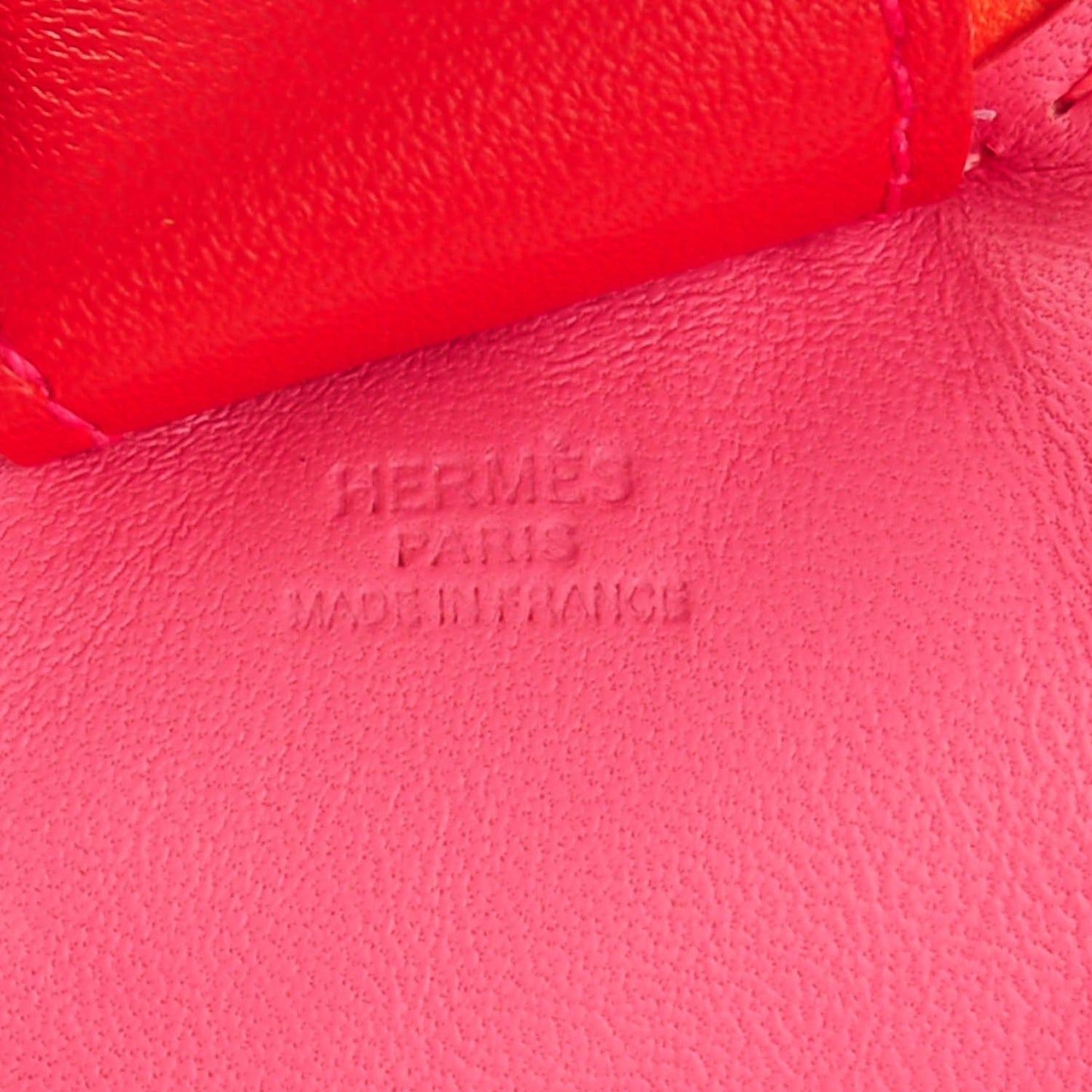 Milo Lambskin Grigri Rodeo Horse Bag Charm MM Rose Azalee Orange Poppy