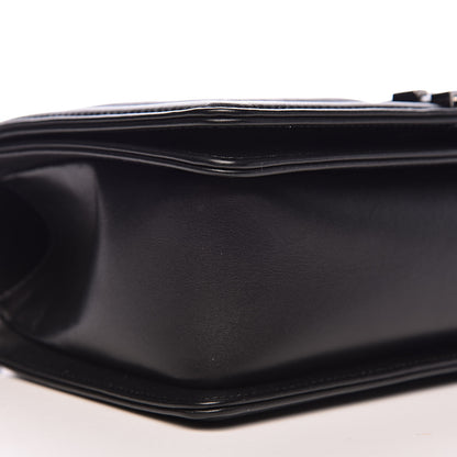 Chanel Calfskin Chevron Medium Boy Flap Black 8 of 11